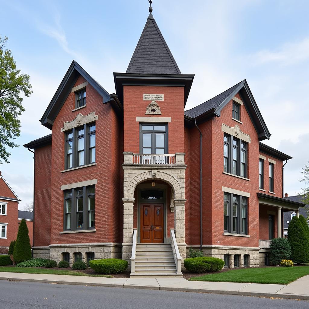 Historical building of the Allen County Genealogical Society