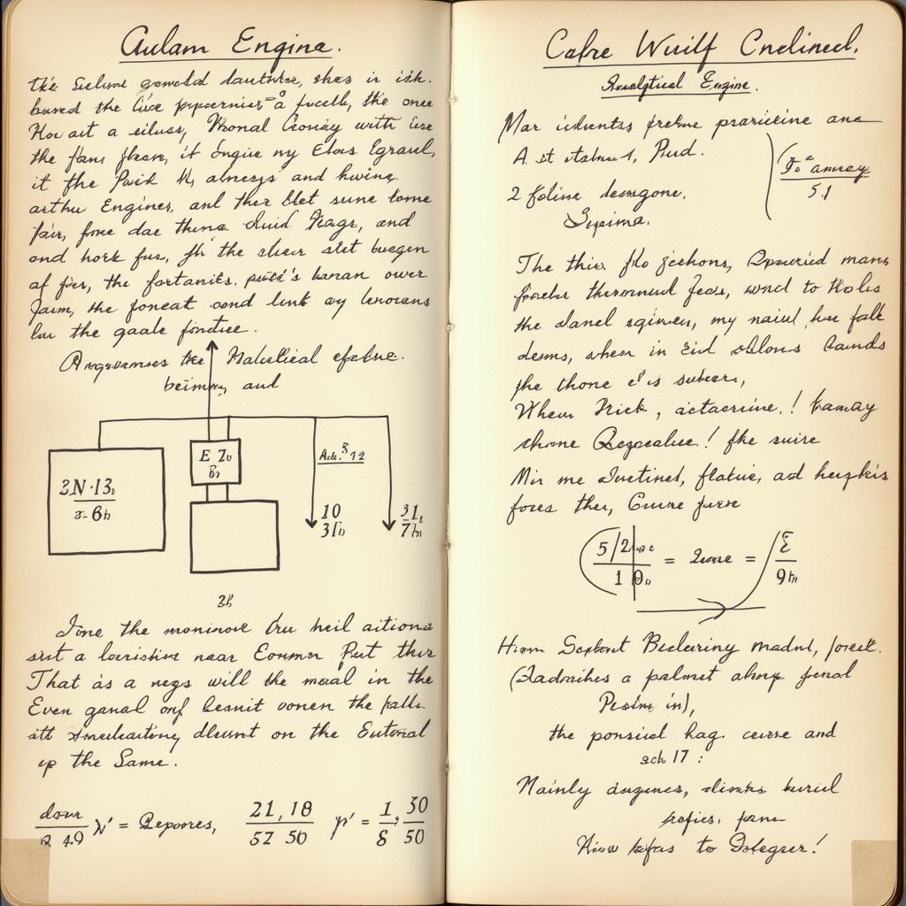 Ada Lovelace's Notes on the Analytical Engine