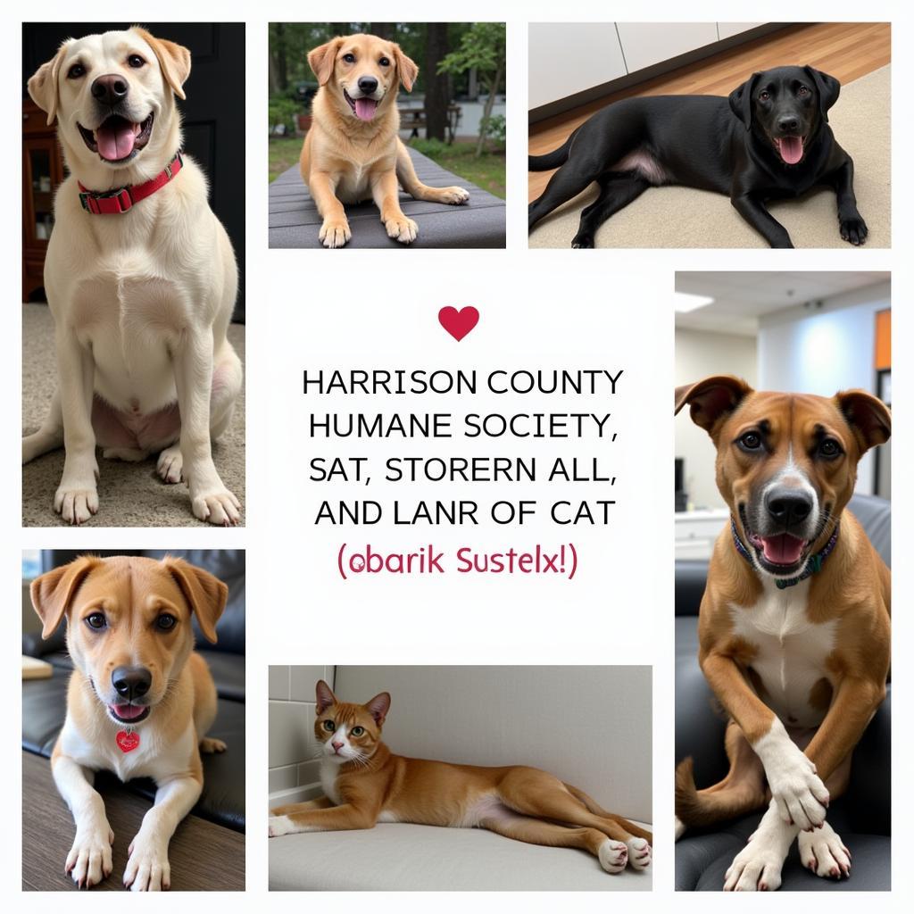 Adoptable Dogs and Cats at Harrison County Humane Society