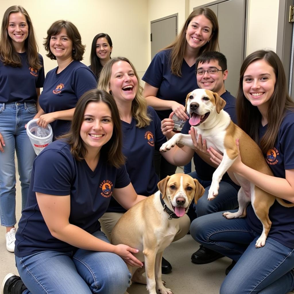 Volunteers at Allentown Humane Society