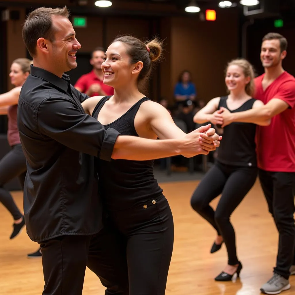 Allentown Swing Dance Society experienced swing dancers