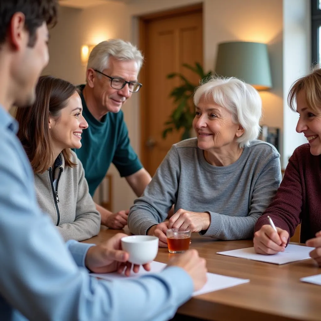 Support group for Alzheimer's patients