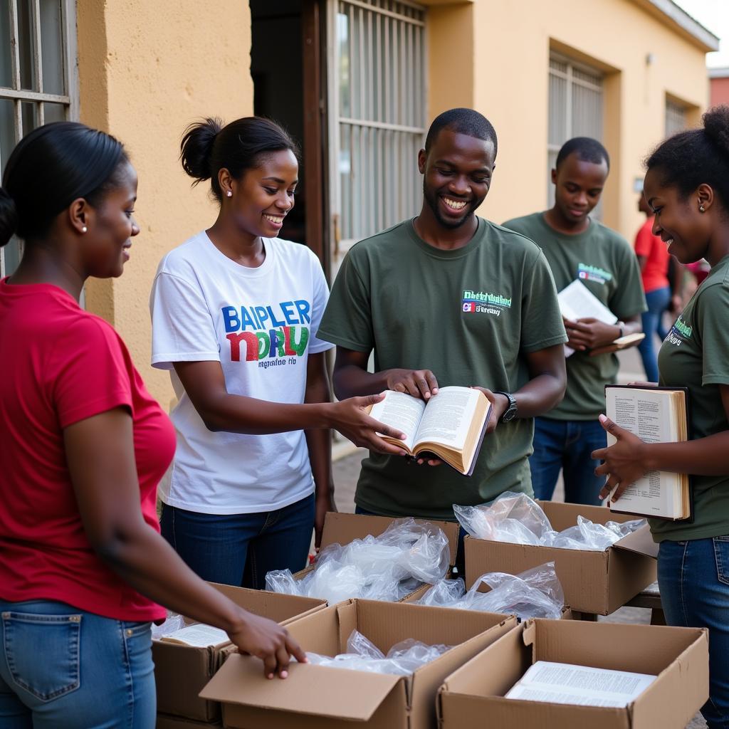 American Bible Society Volunteers Supporting Communities