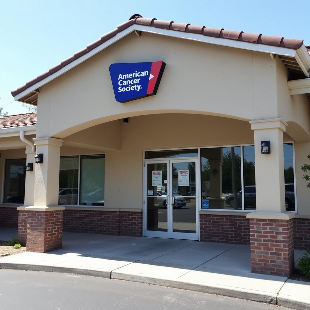 Exterior of the American Cancer Society Office in Fresno