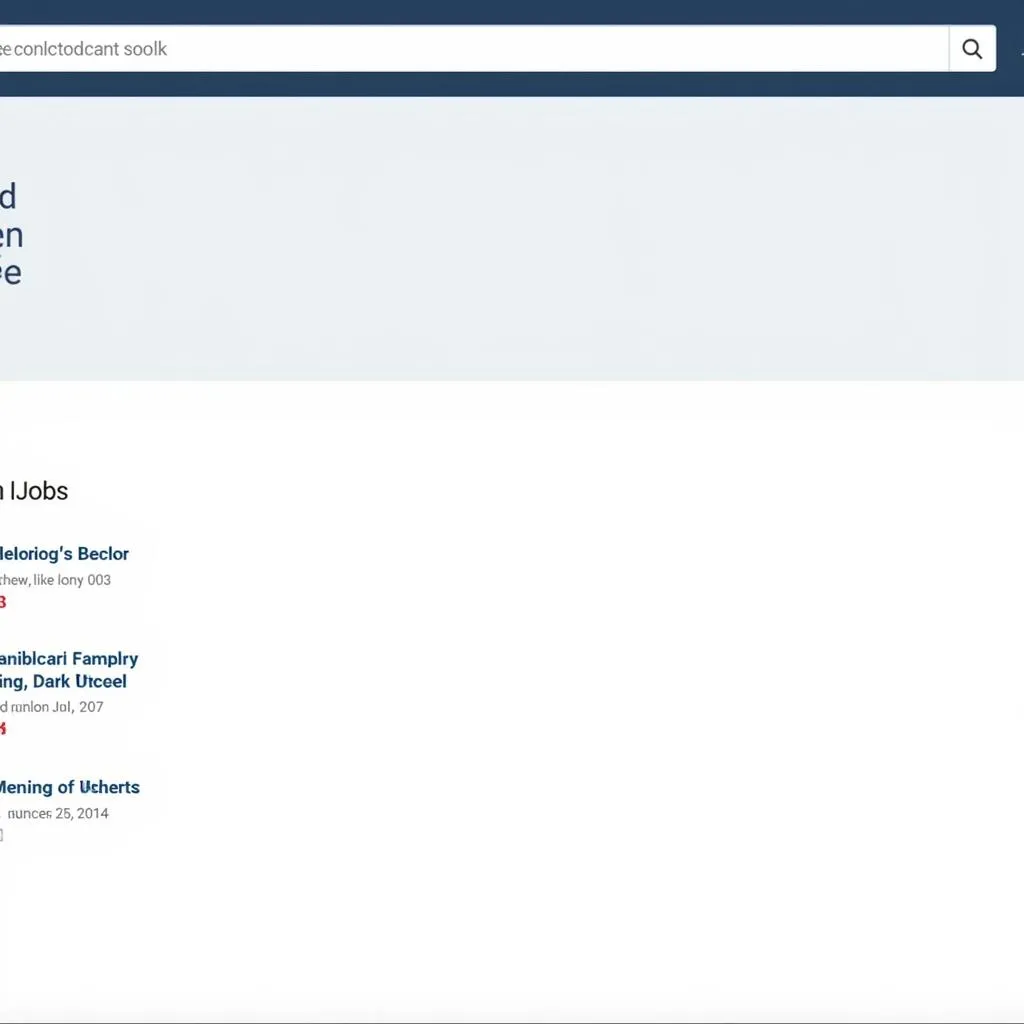 AFS Job Board Website Screenshot