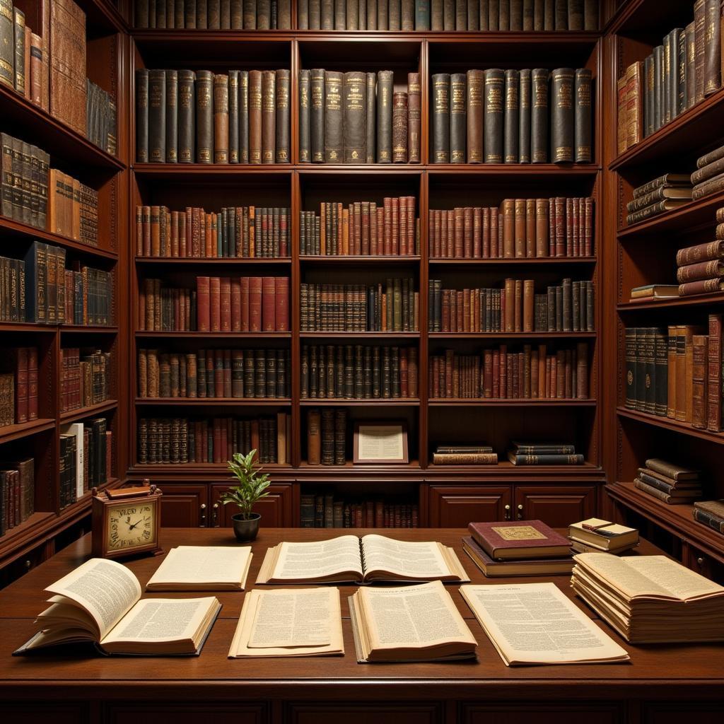 The expansive library of the American Heraldry Society