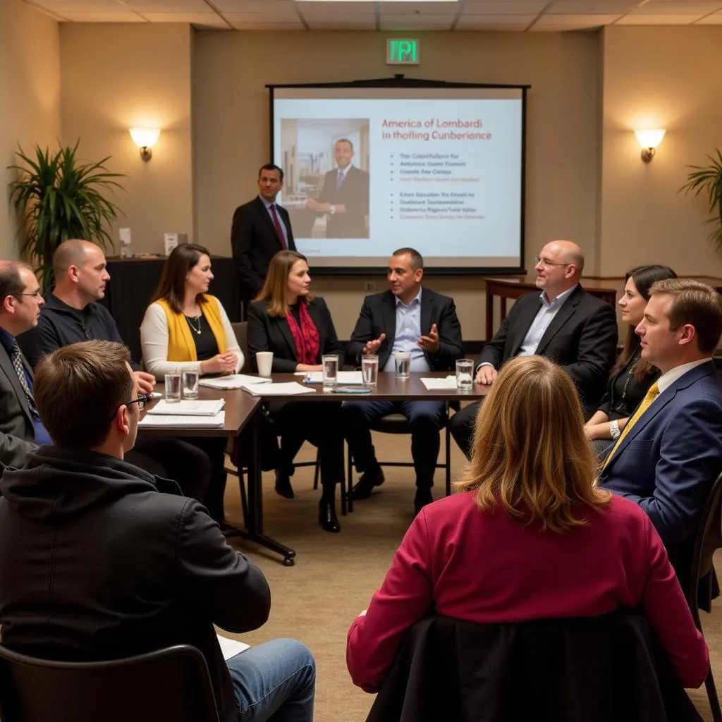 Community members engage in a dialogue during a forum