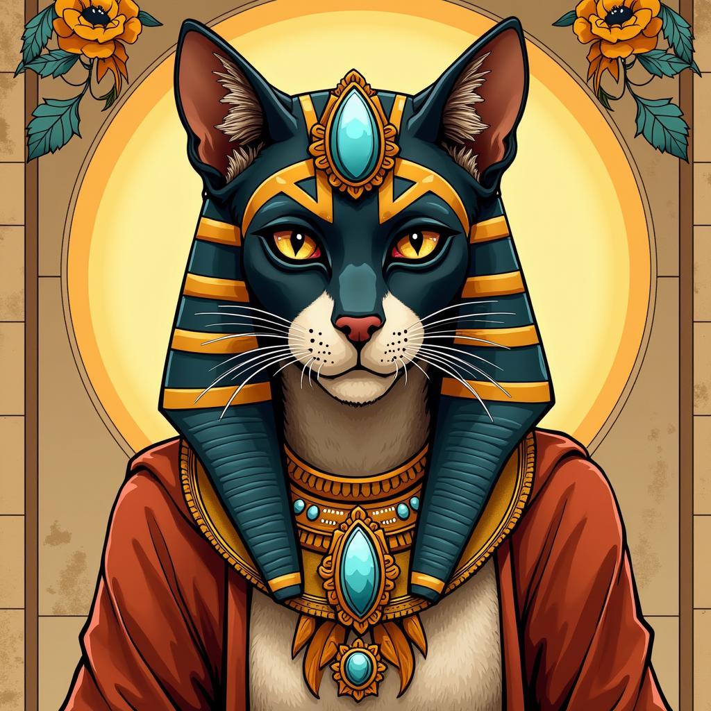 Ancient Egyptian Cat Deity