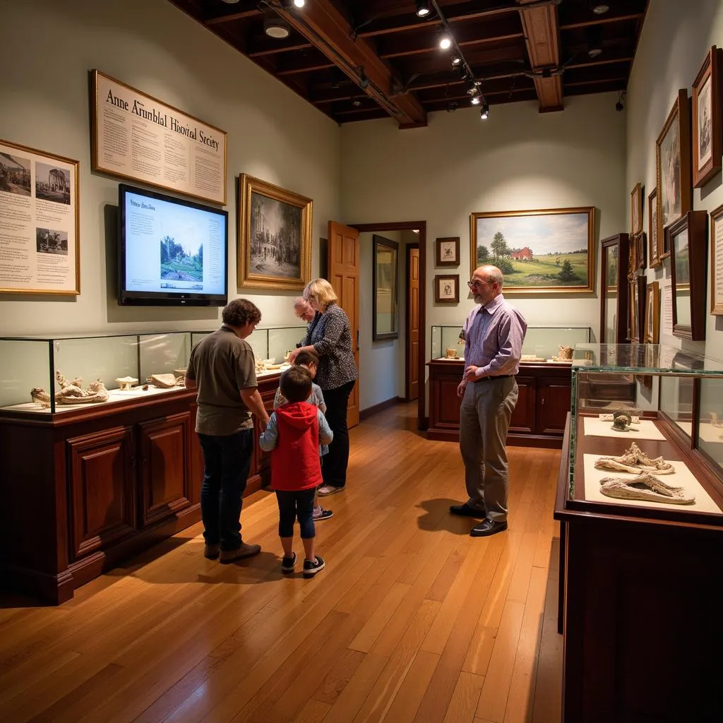 Interactive Exhibit at the Anne Arundel Historical Society