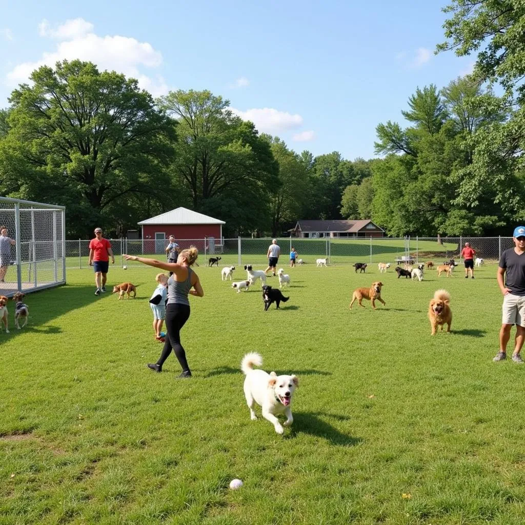 Dog park at Antietam Humane Society