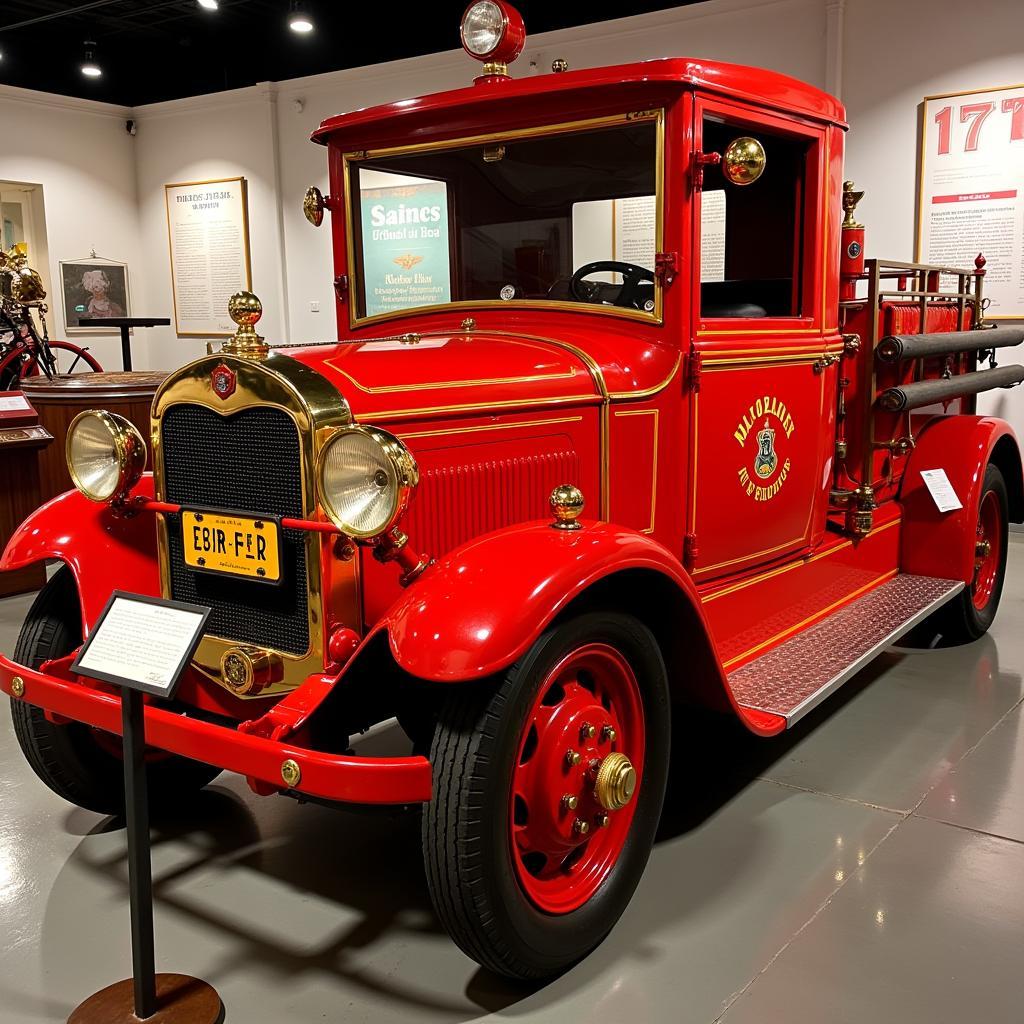 Antique Fire Truck Display