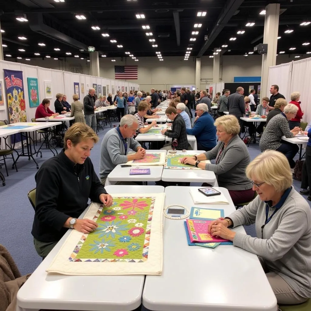 Quilting Workshop at AQS Show