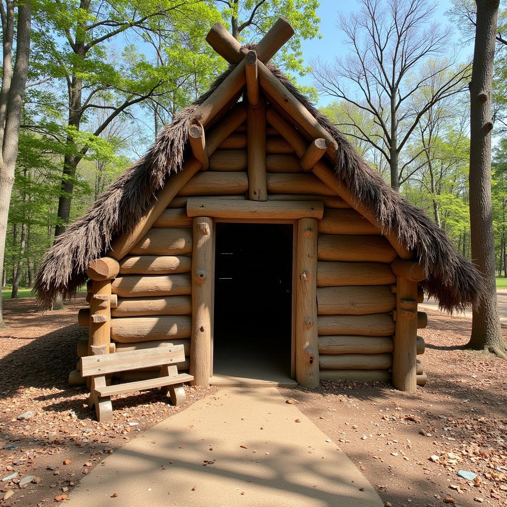 Reconstructed Native American Dwelling