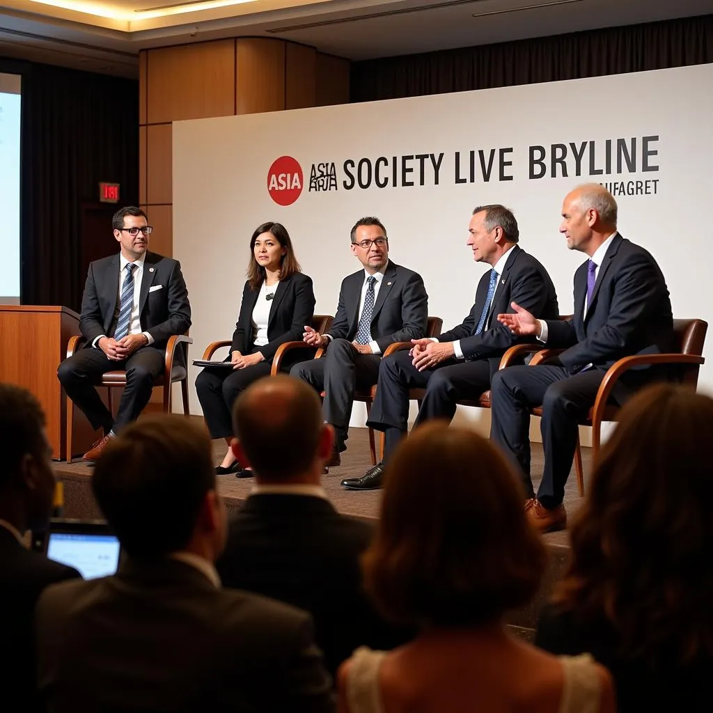 Policy discussion at Asia Society Washington DC