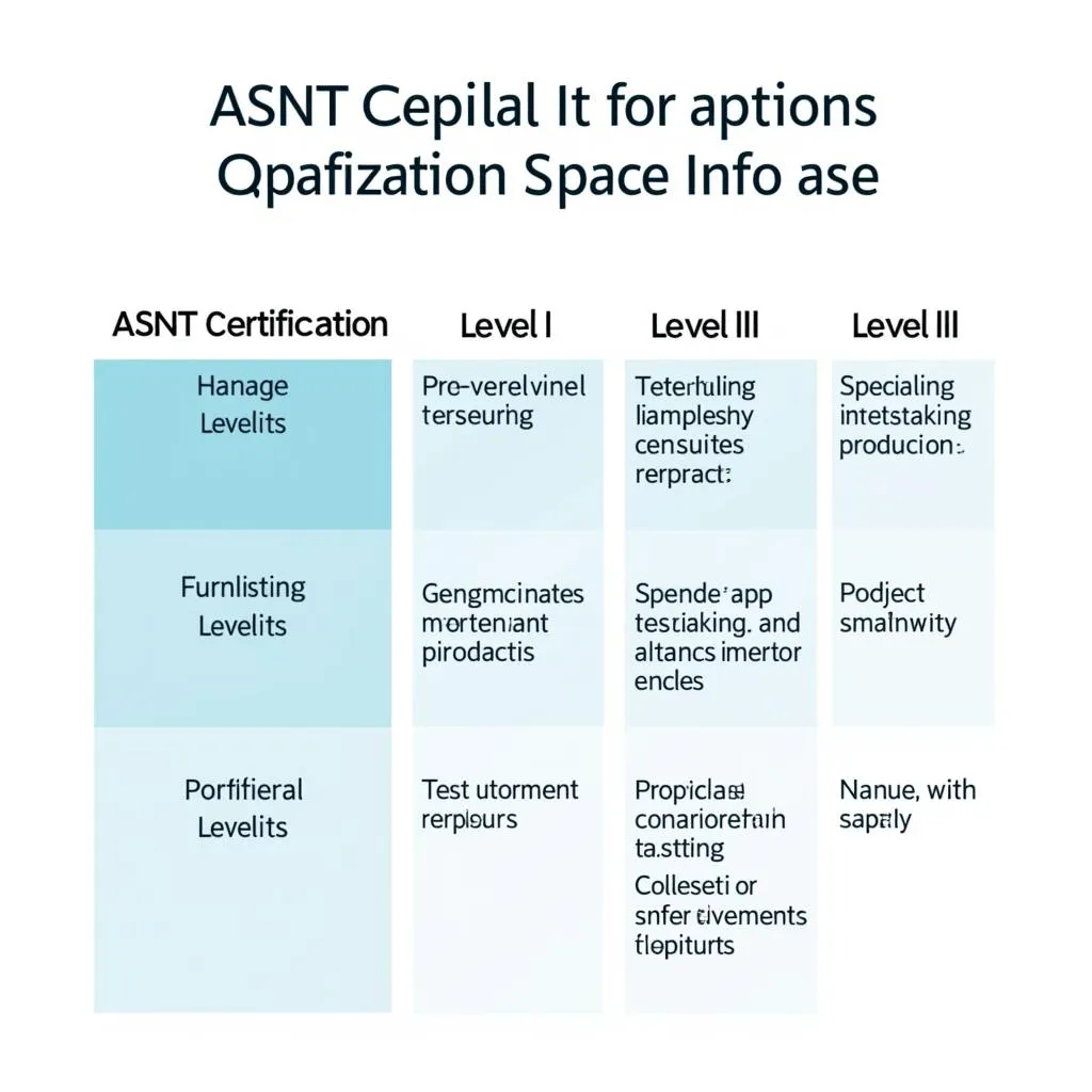 ASNT Certification Levels and Career Paths