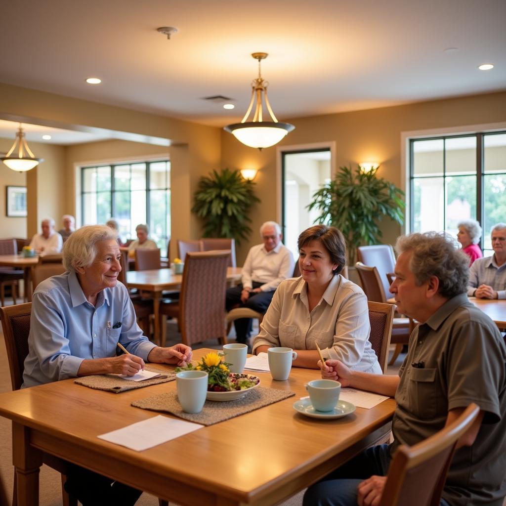 Comfortable and supportive assisted living environment