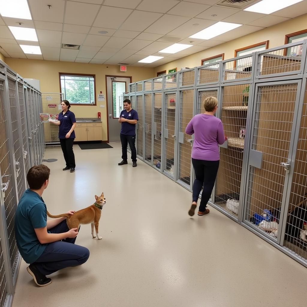 Atlanta Humane Society Howell Mill Campus adoption center interior