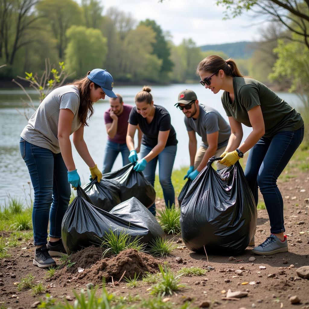 Conservation Volunteers in Action