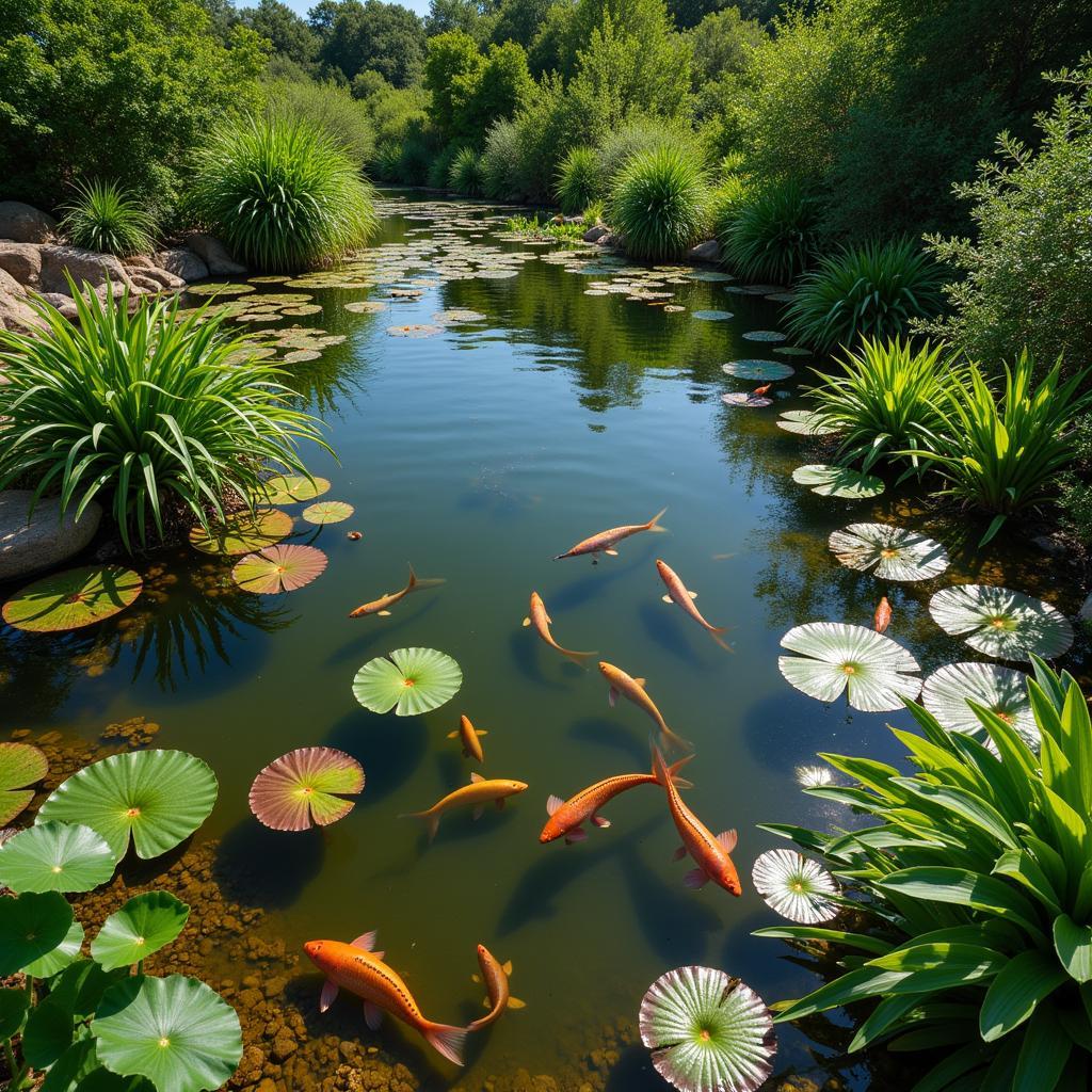 Thriving Aquatic Ecosystem in Austin