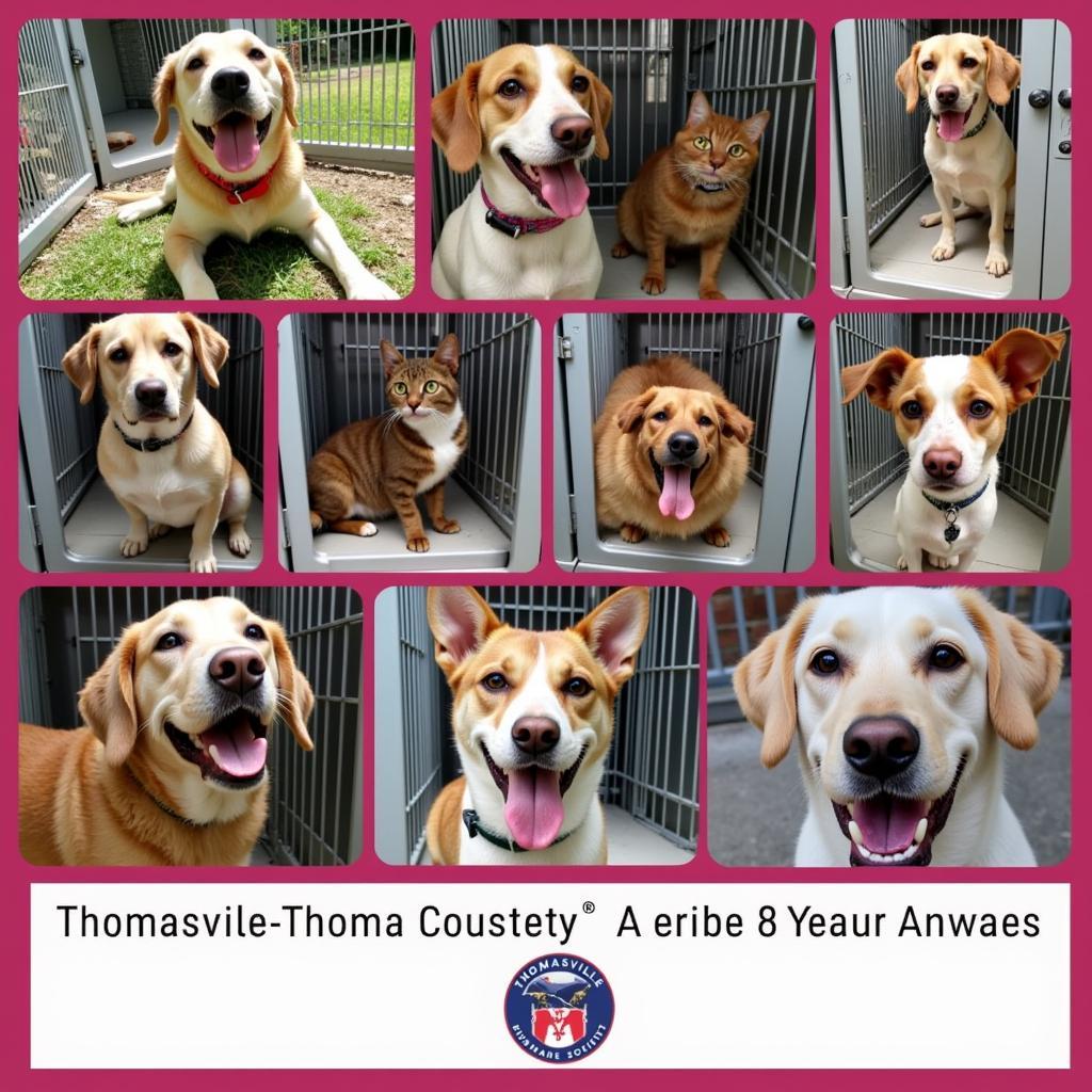 Adorable dogs and cats awaiting adoption at the Thomasville-Thomas County Humane Society