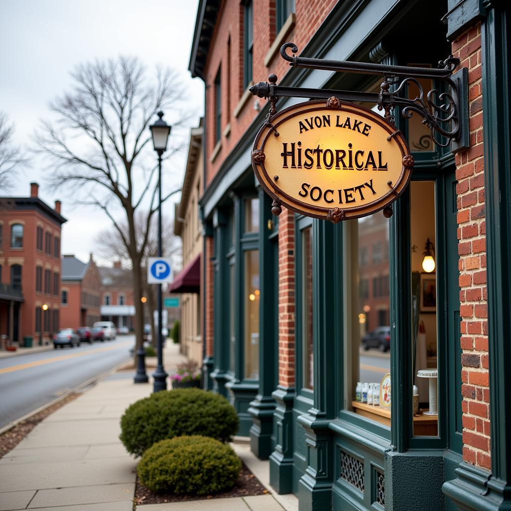 Historic building of the Avon Lake Historical Society