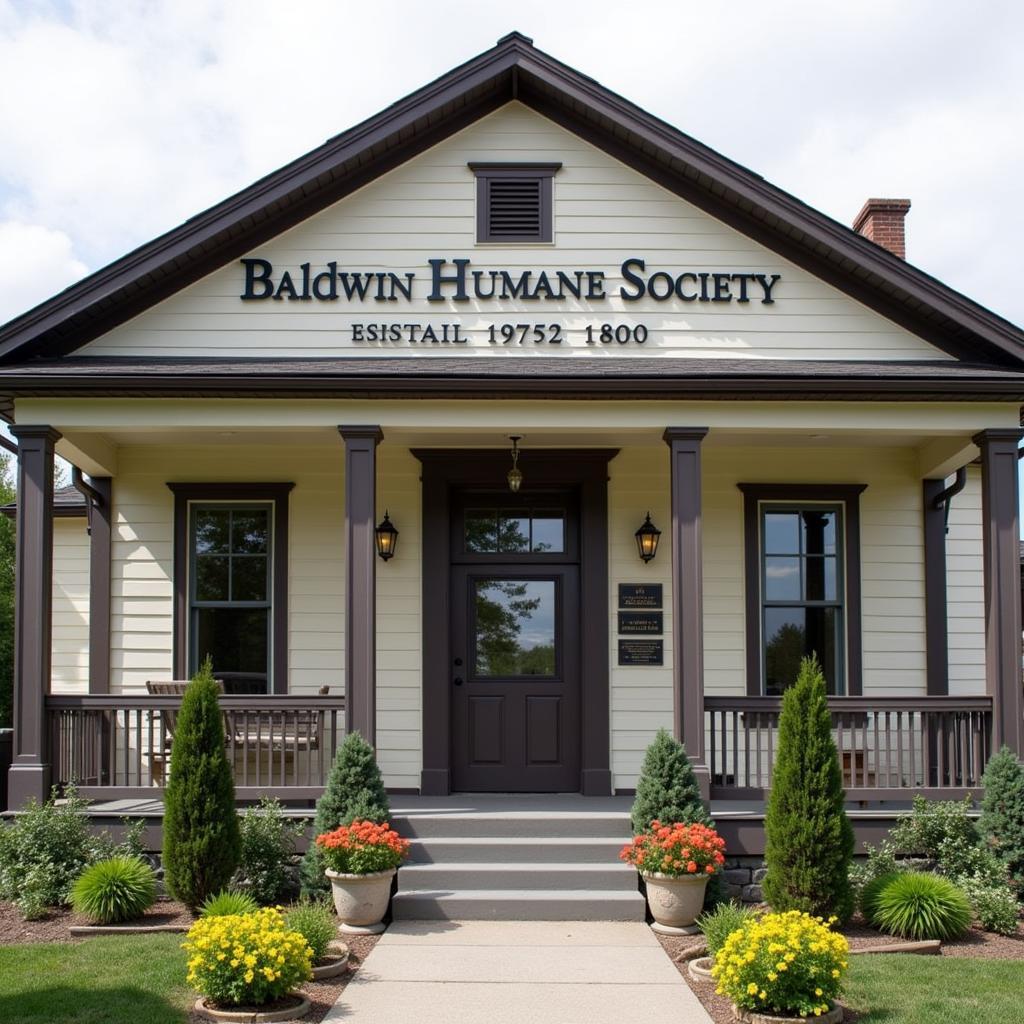 Historic building of the Baldwin Humane Society