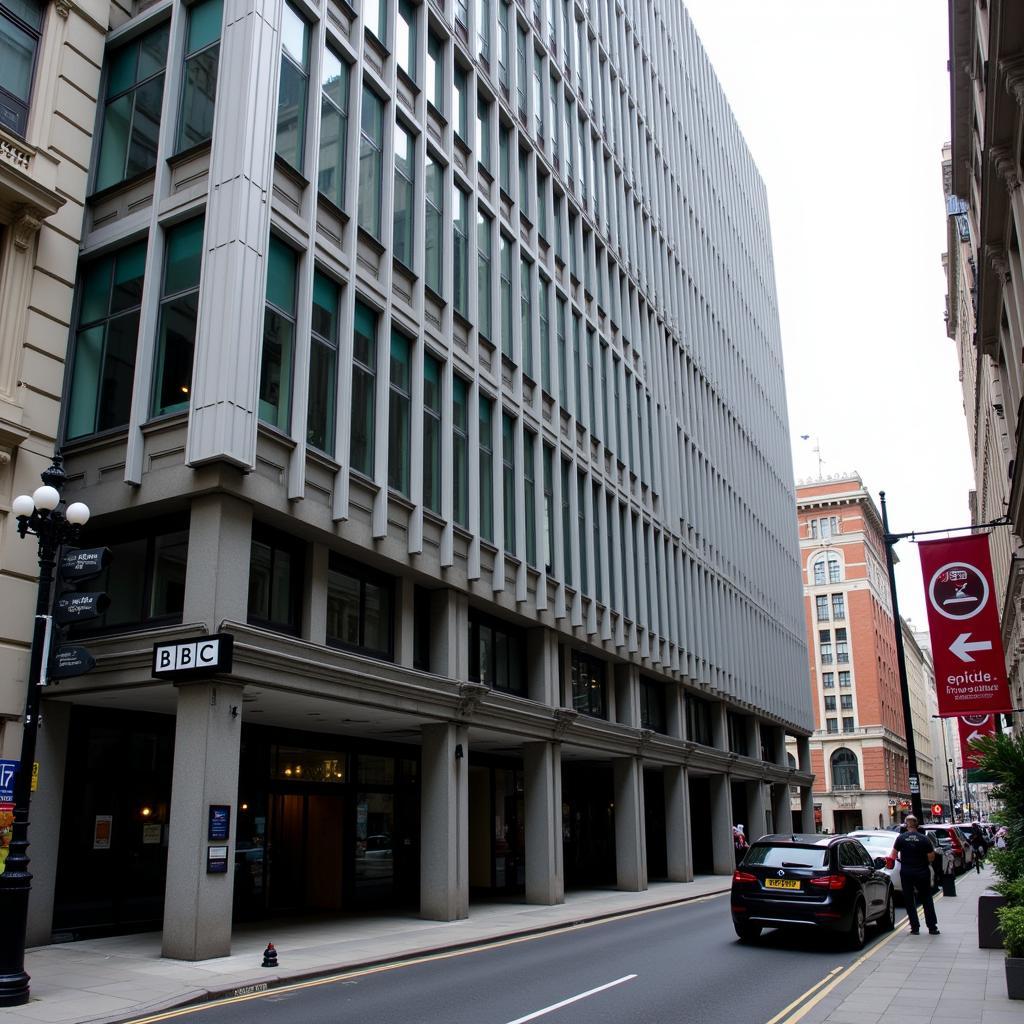 BBC Broadcasting House Exterior