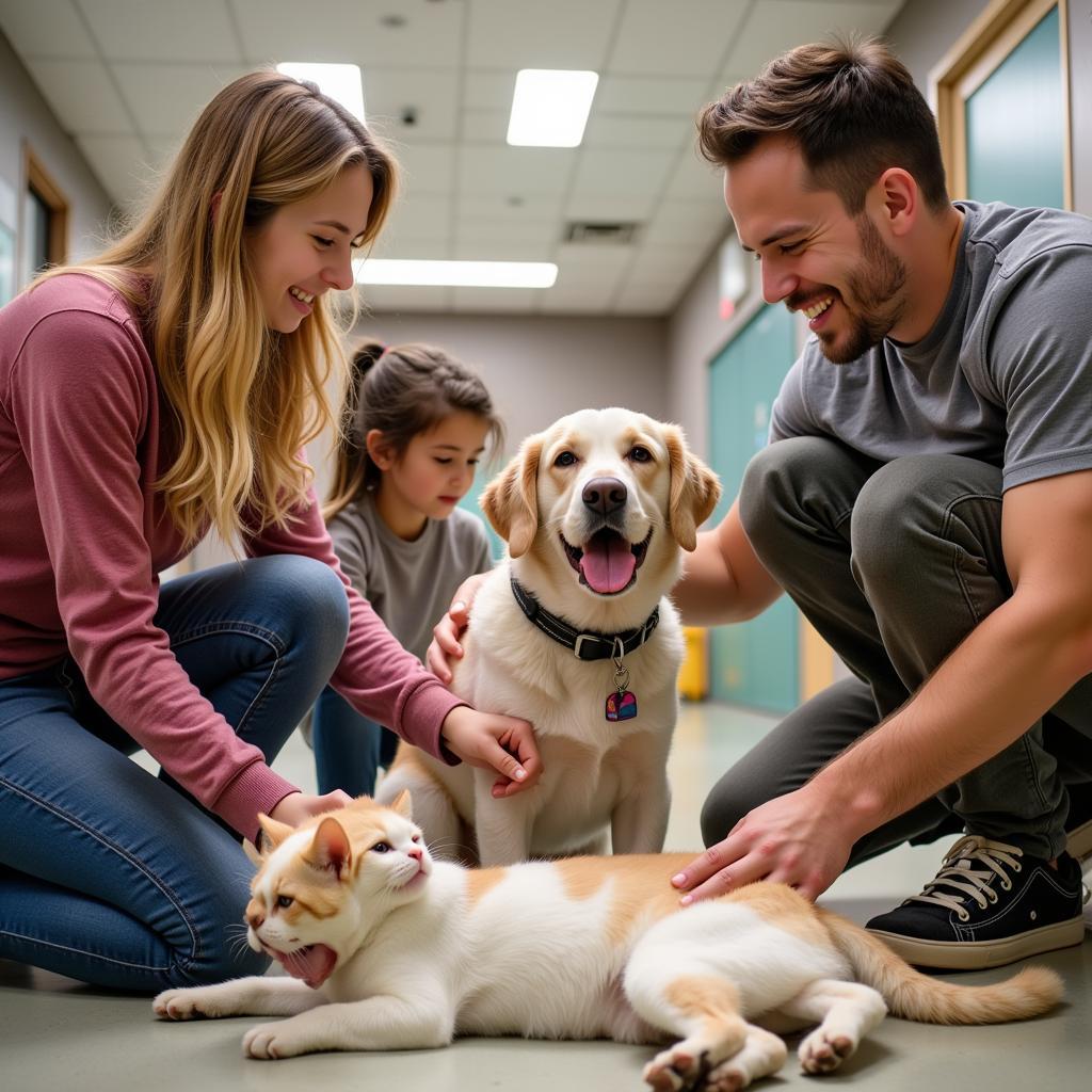 Volunteers at Belleville Humane Society