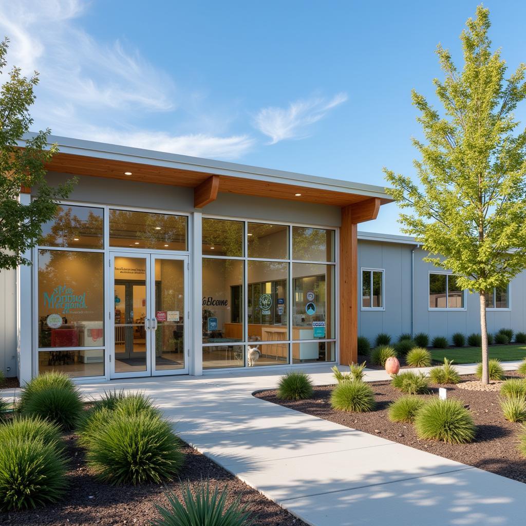 Modern building of the Benton Franklin Humane Society