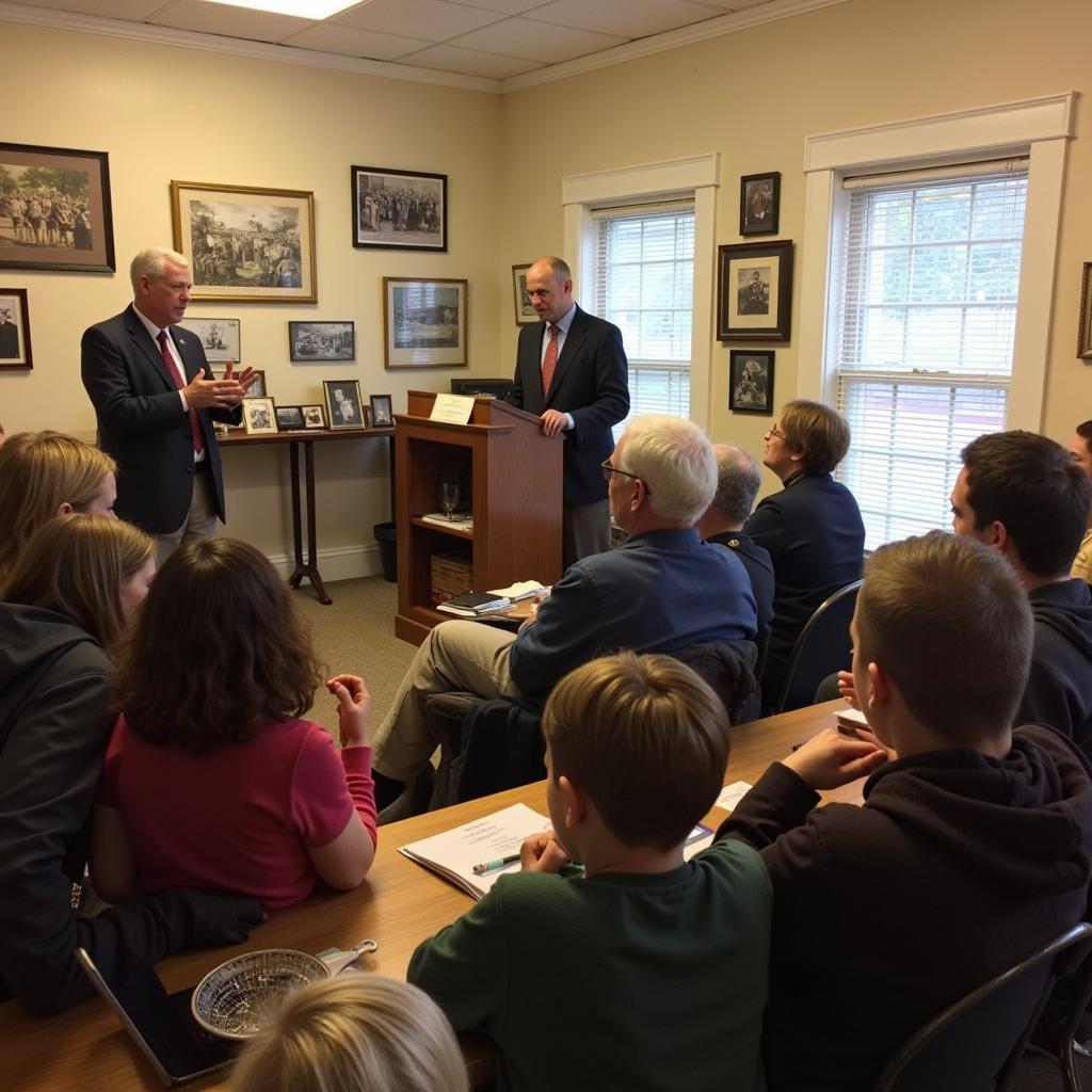 A public event at the Berkshire Historical Society