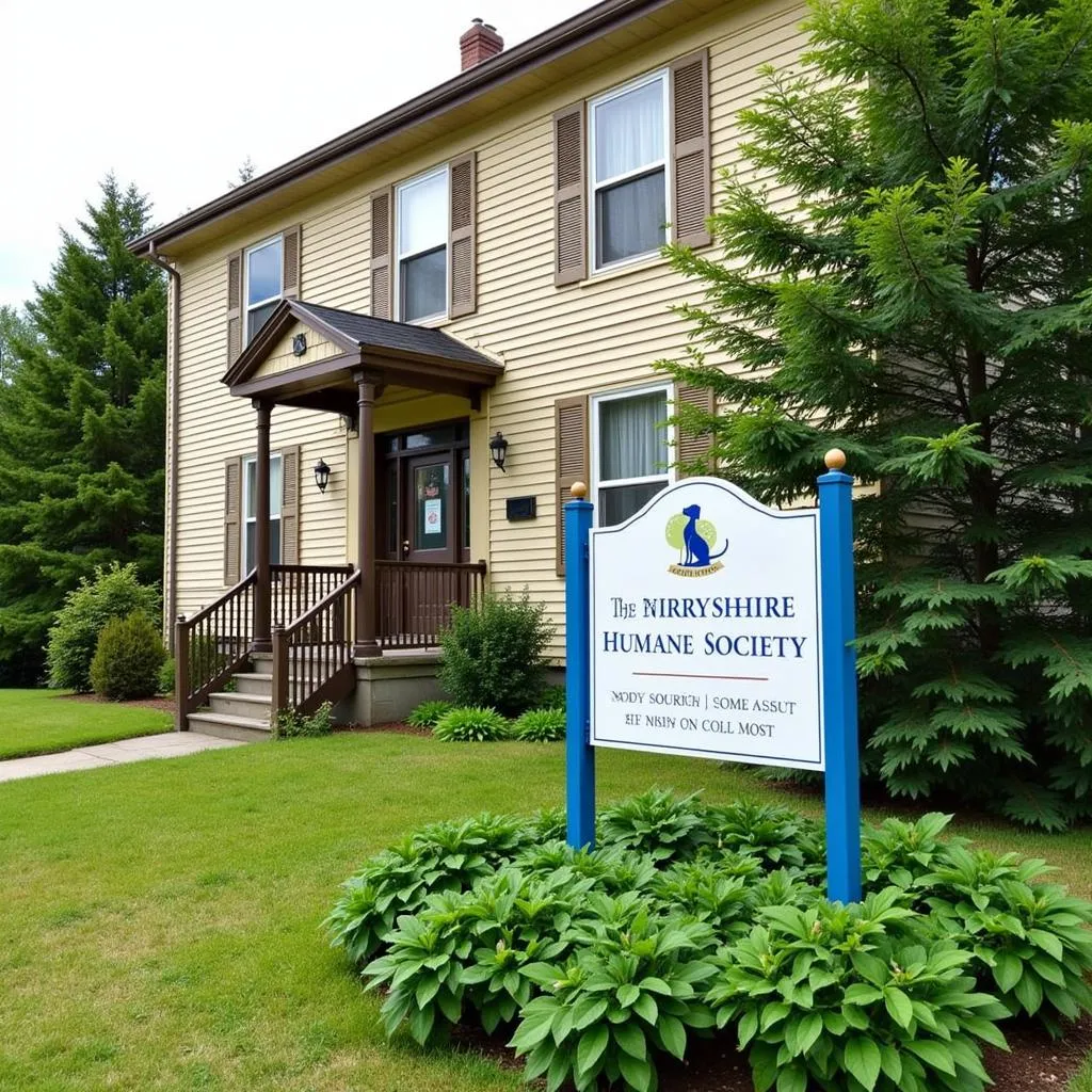 Exterior view of the Berkshire Humane Society building