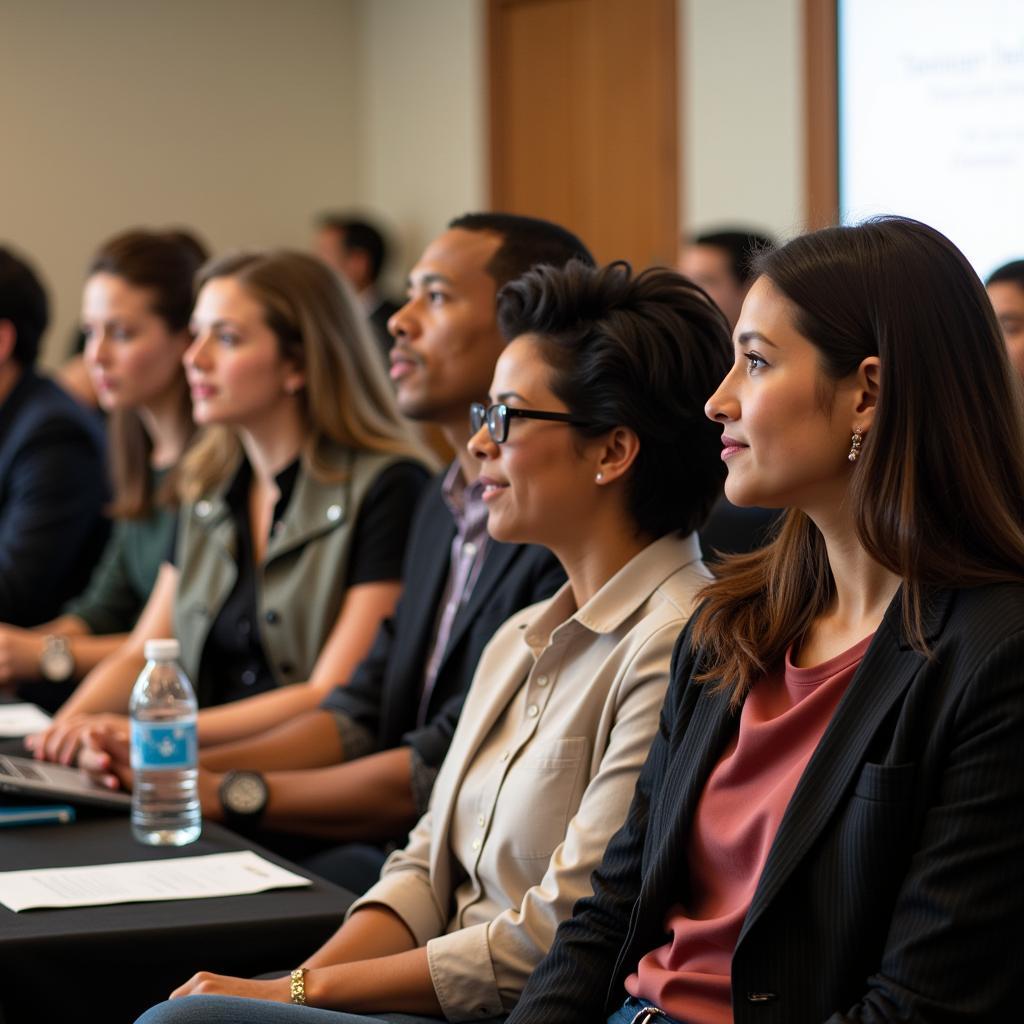 Community members gather at a Beus Center event