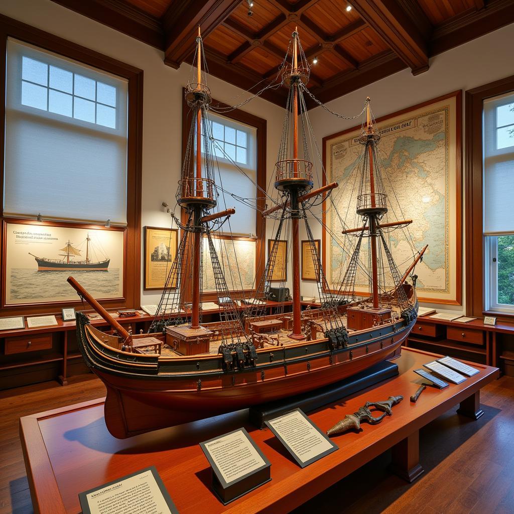 Biddeford Historical Society Exhibit on Local Shipbuilding