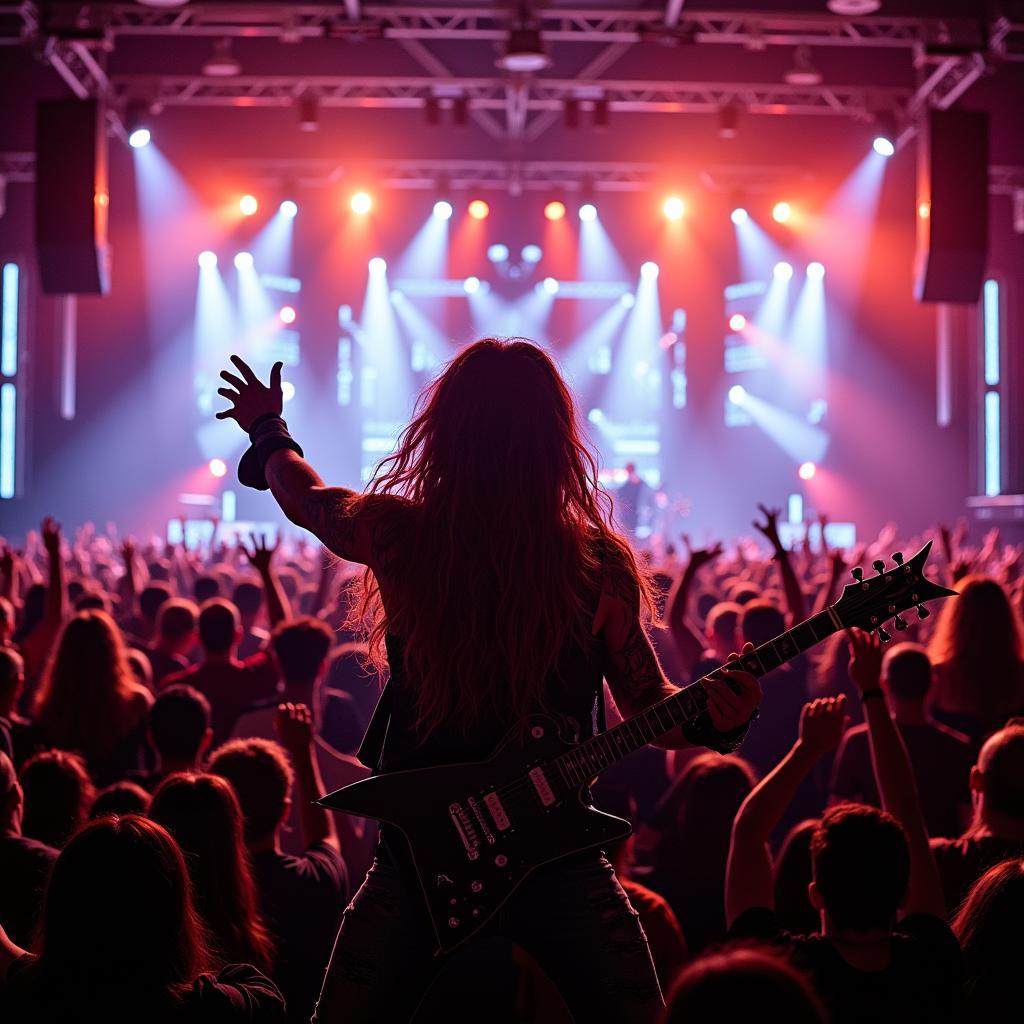 Black Label Society performing live in concert