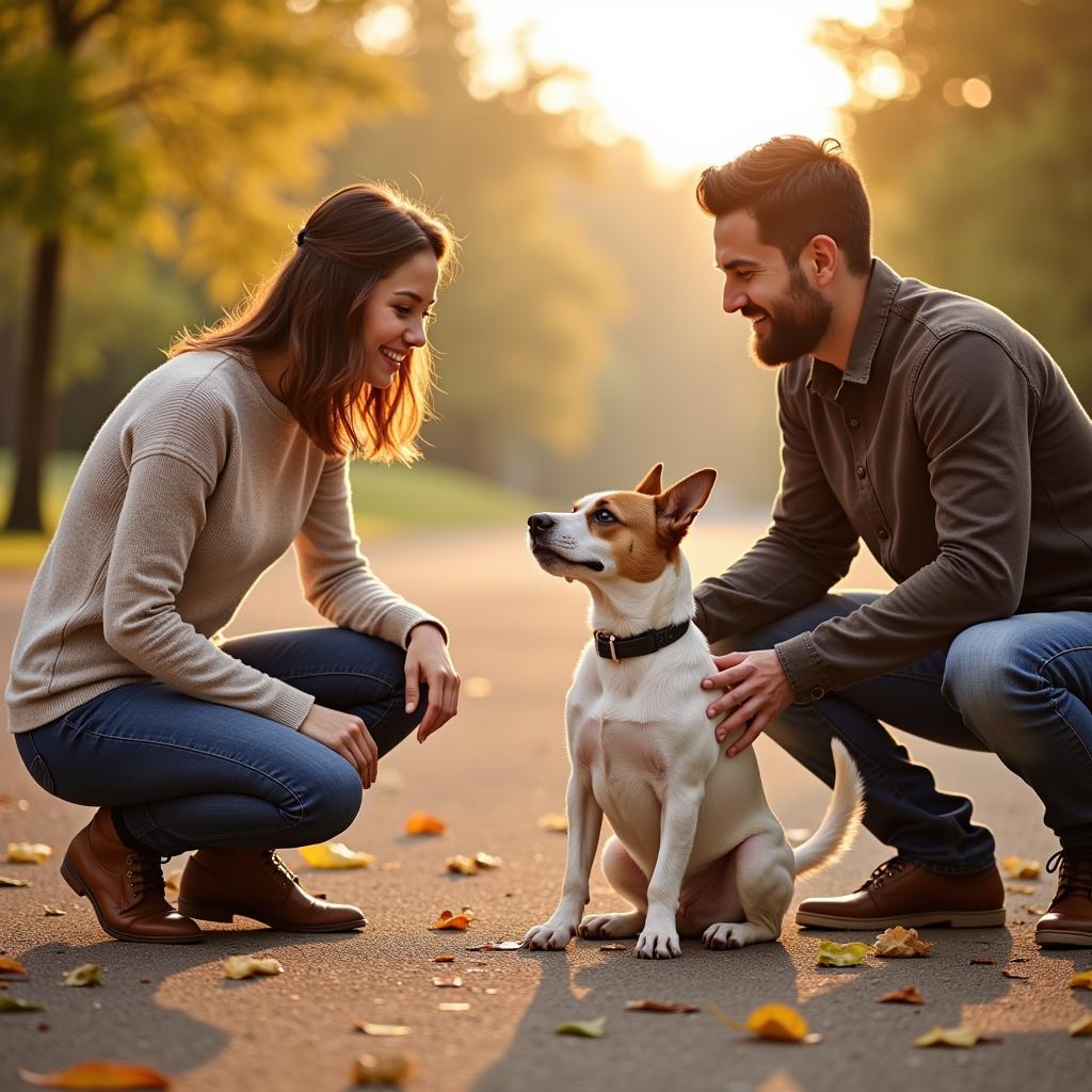 Dog Finds Forever Family at Adoption Event