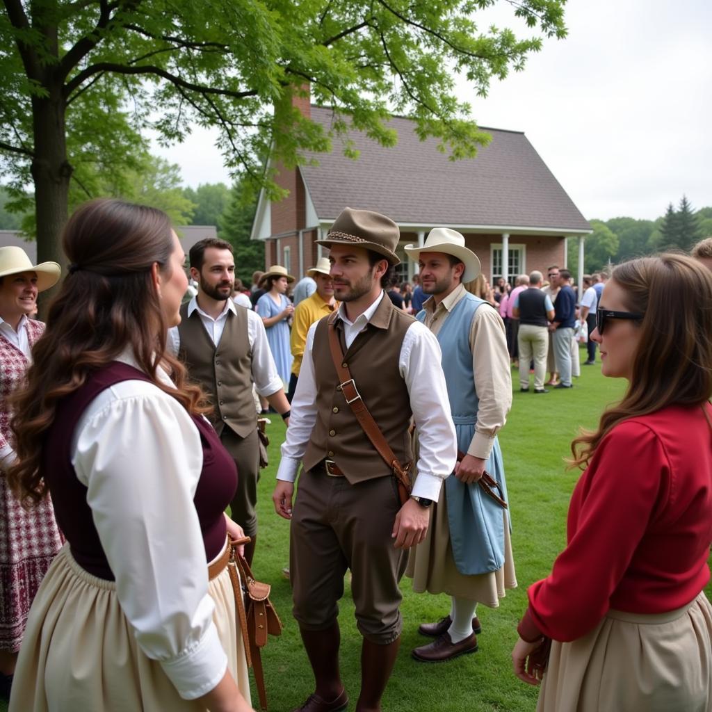 Historical Reenactment at the Bucks County Historical Society