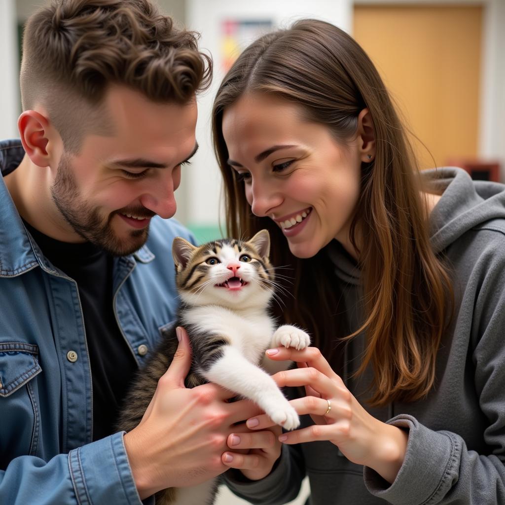 Cat adoption at Cabarrus County Humane Society