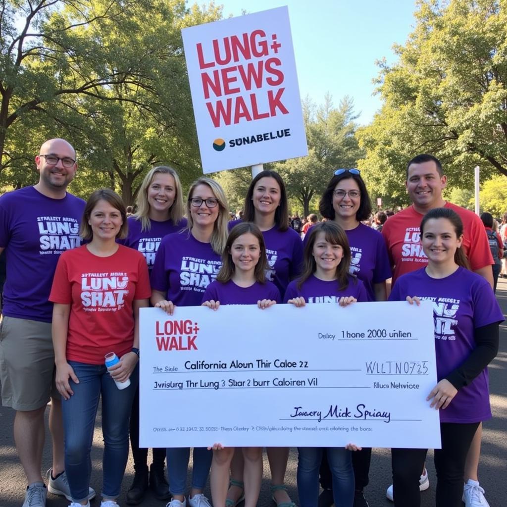 California Residents Participating in CSRC-Sponsored Lung Health Awareness Walk