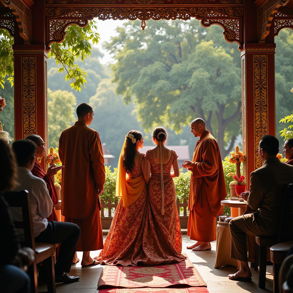 Traditional Cambodian Buddhist Wedding Ceremony