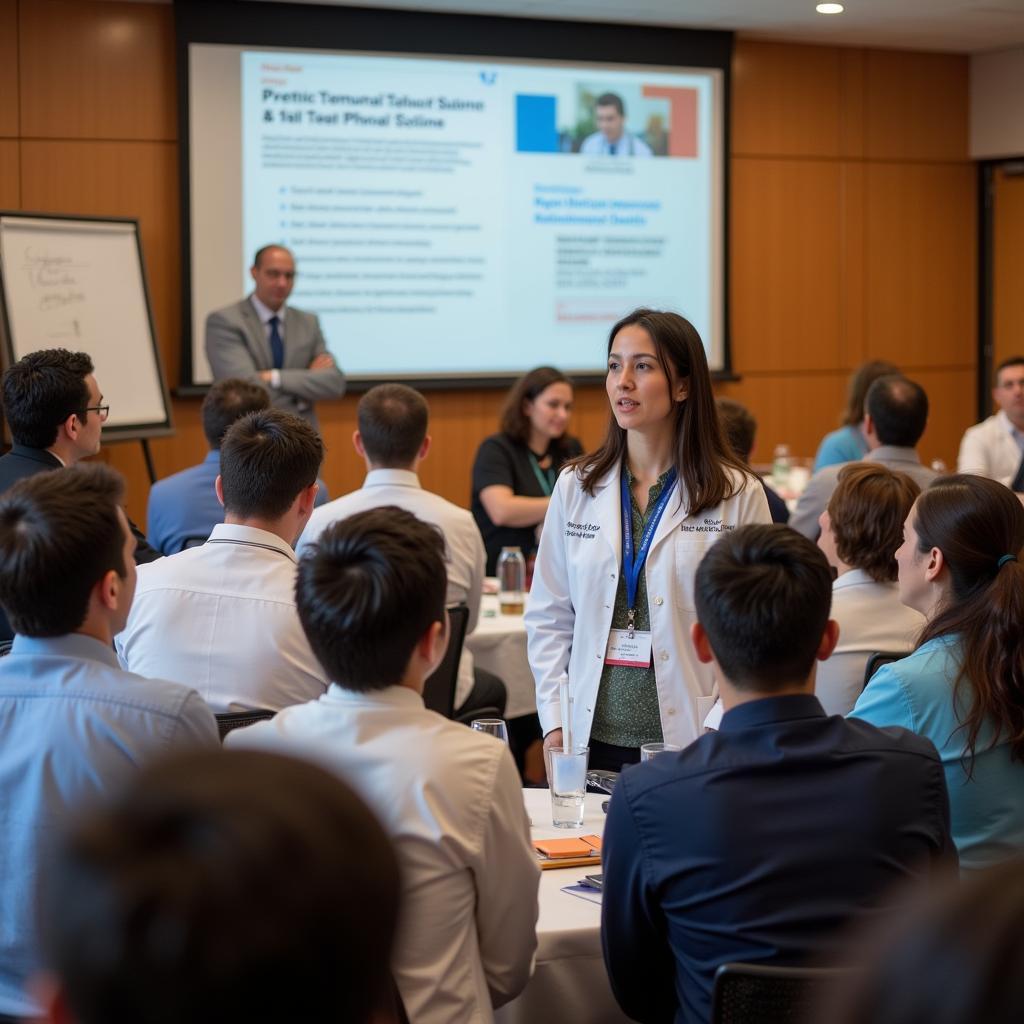 Doctors attending a Capital Medical Society conference