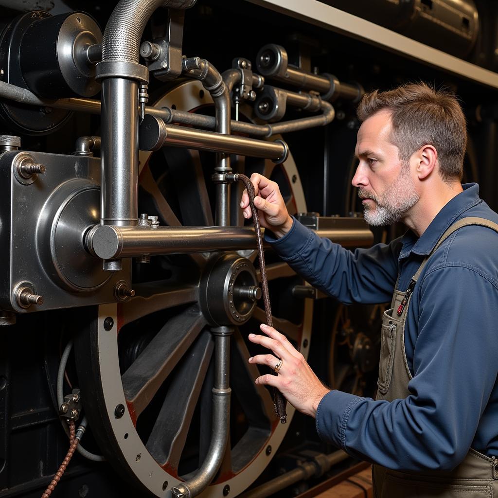 Carillon Park Steam Engine Restoration in Progress