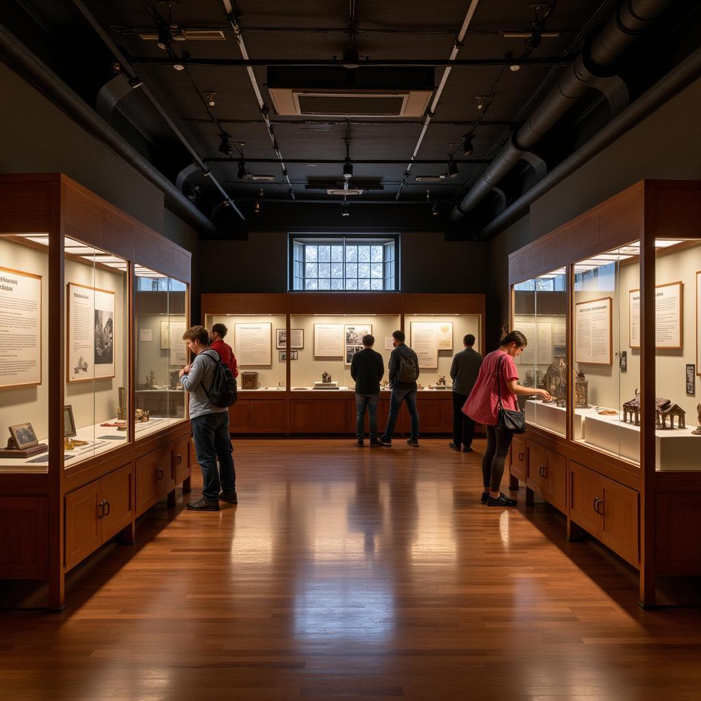 Carnegie Historical Society Exhibit Interior