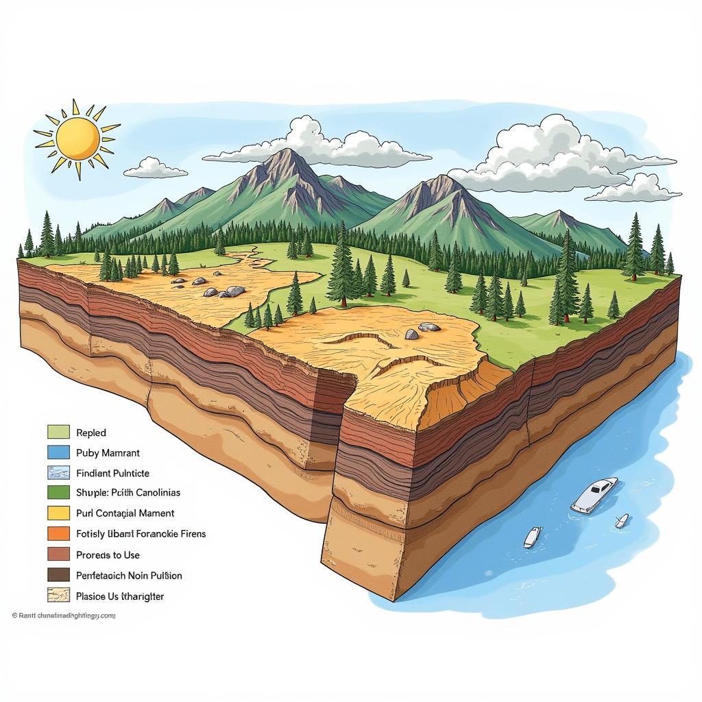 Diverse Geological Formations in the Carolinas