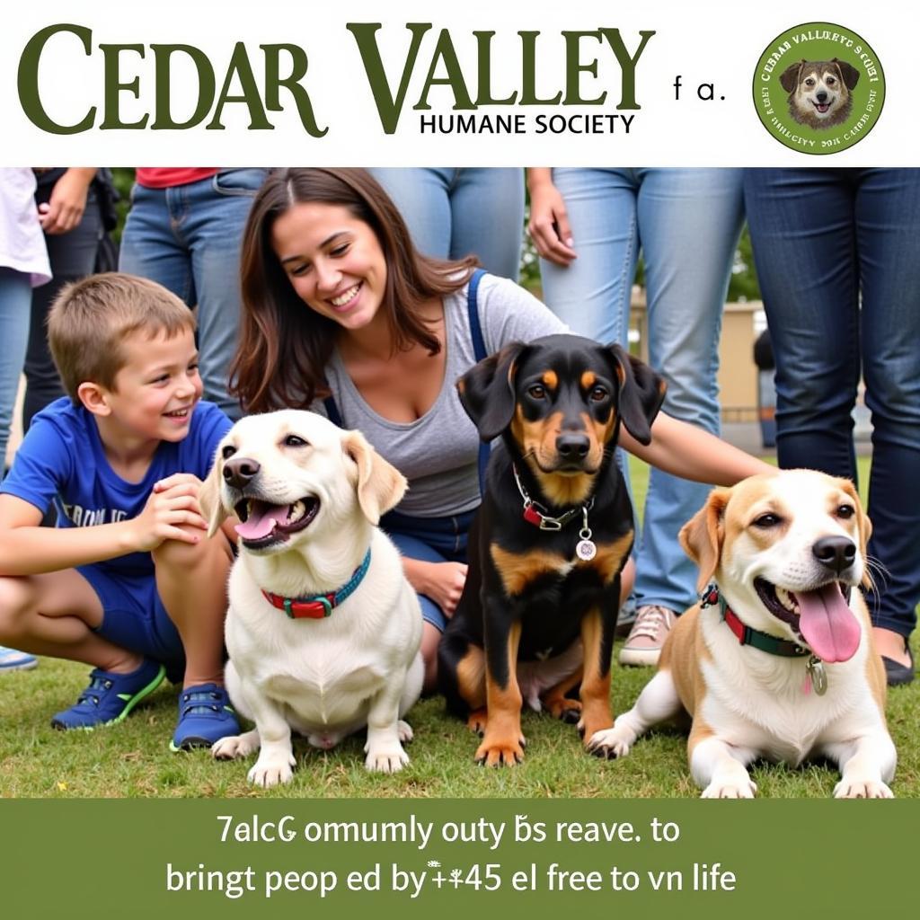 Cedar Valley Humane Society community outreach event