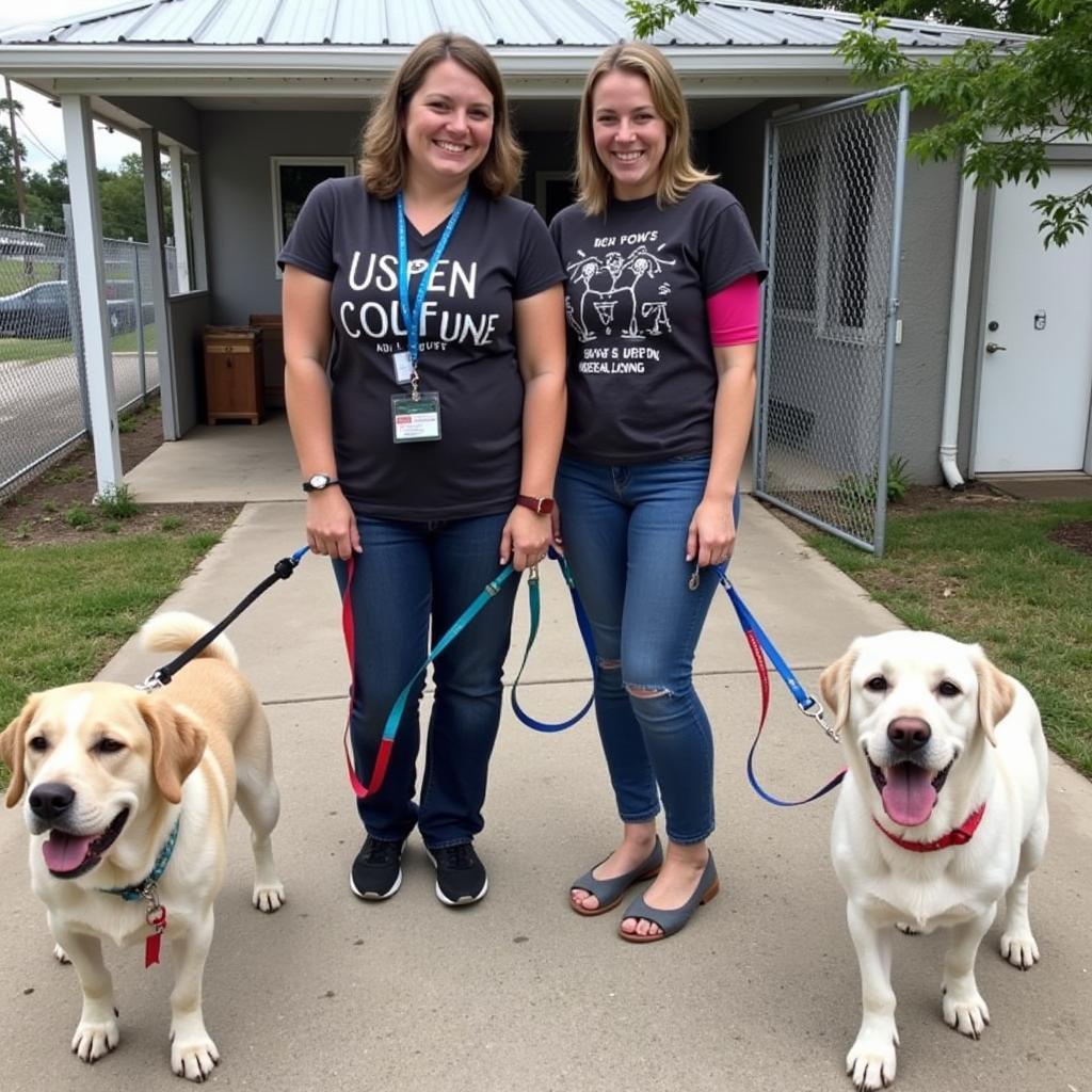 Volunteers at Central Aroostook Humane Society