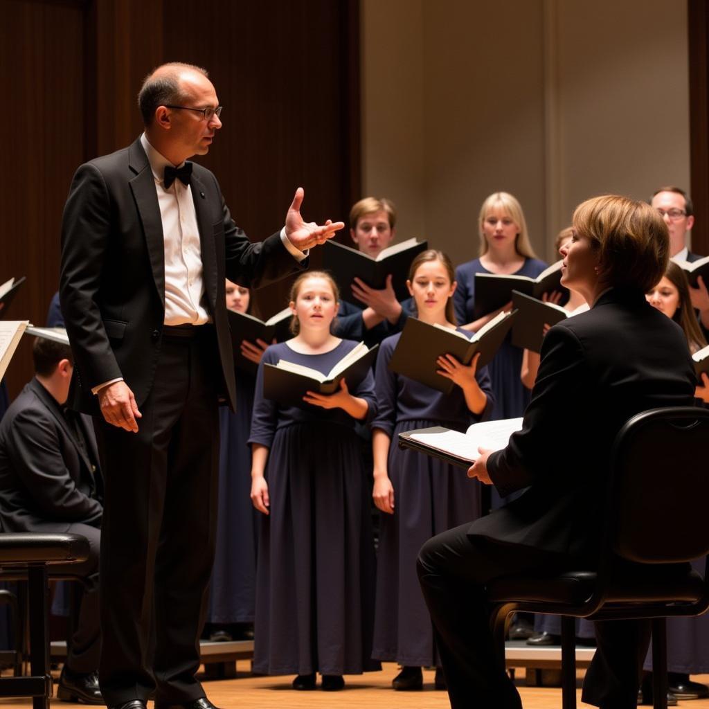 Charlottesville Oratorio Society performing a memorial concert