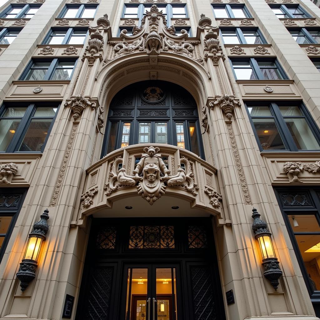 Art Deco facade of the Chicago Board of Trade Building