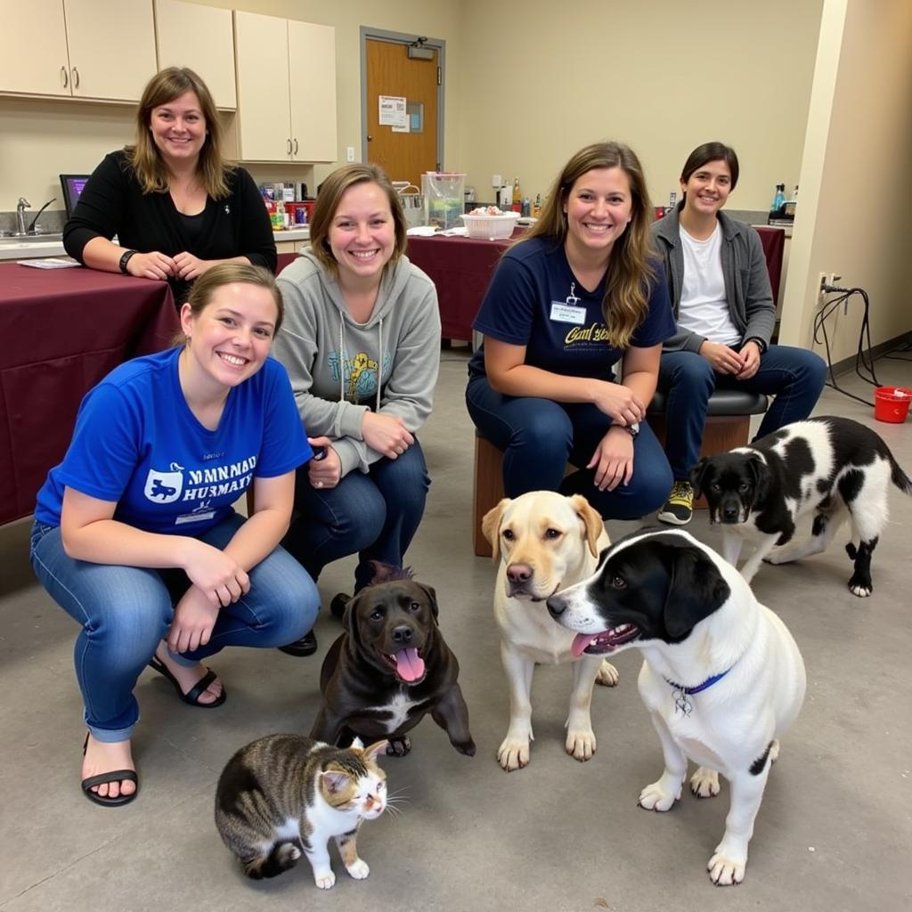 Volunteers at Clark County Humane Society