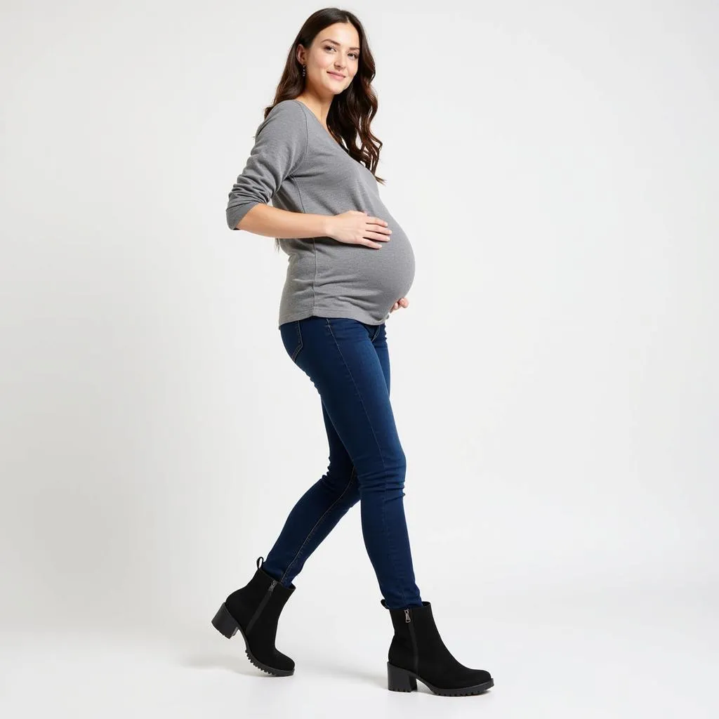 Classic Panel Maternity Jeans