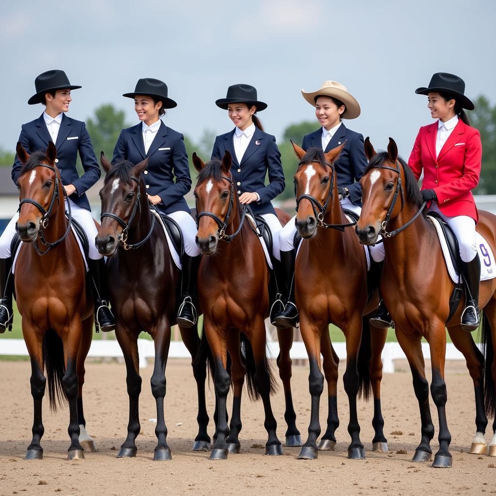 Cleveland Bay Horse Show: International Competitors